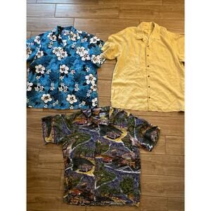 Vintage Reyn Spooner RJC, & Tommy Bahama Shirts Size XL Aloha Hawaiian Bundle